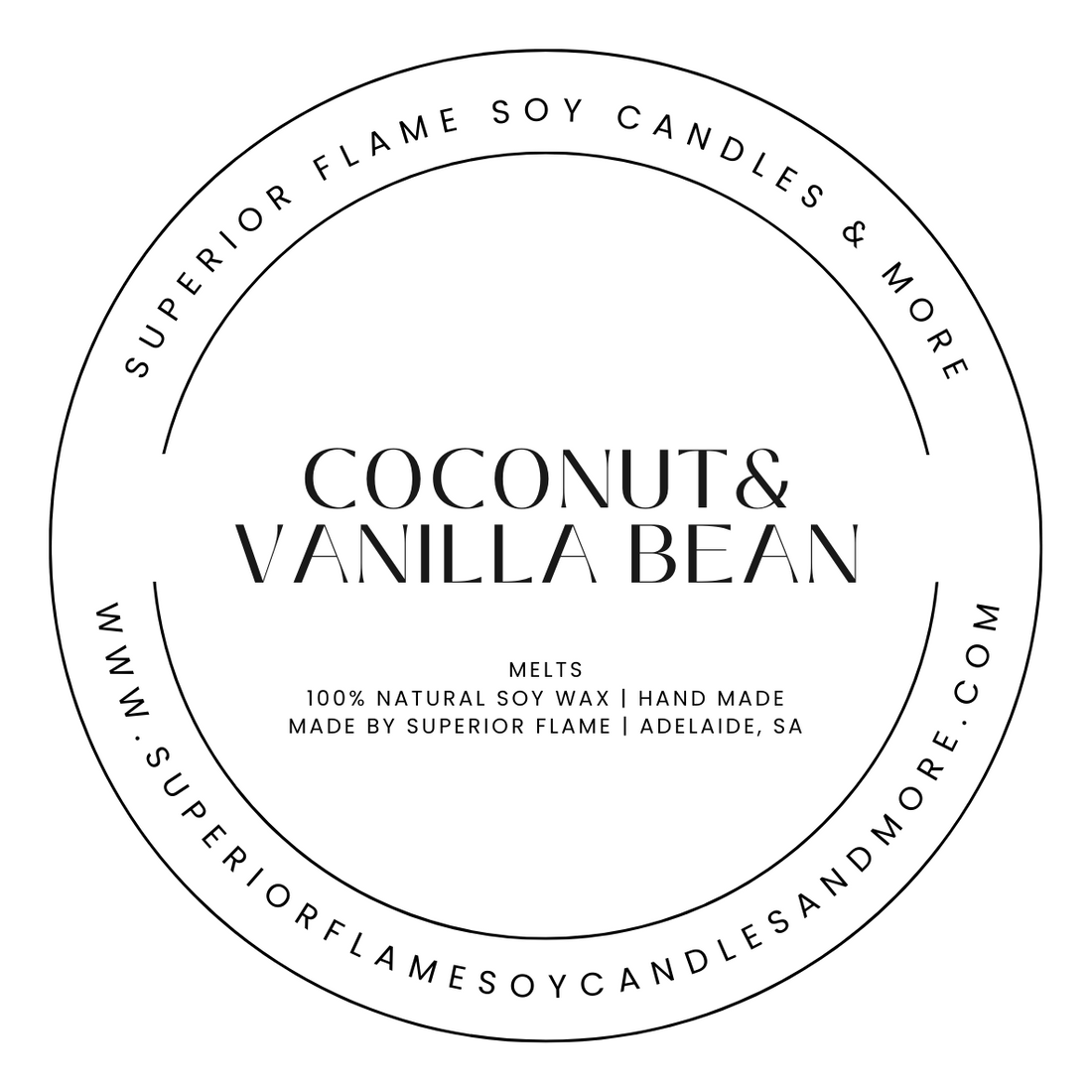 COCONUT &amp; VANILLA BEAN MELTS