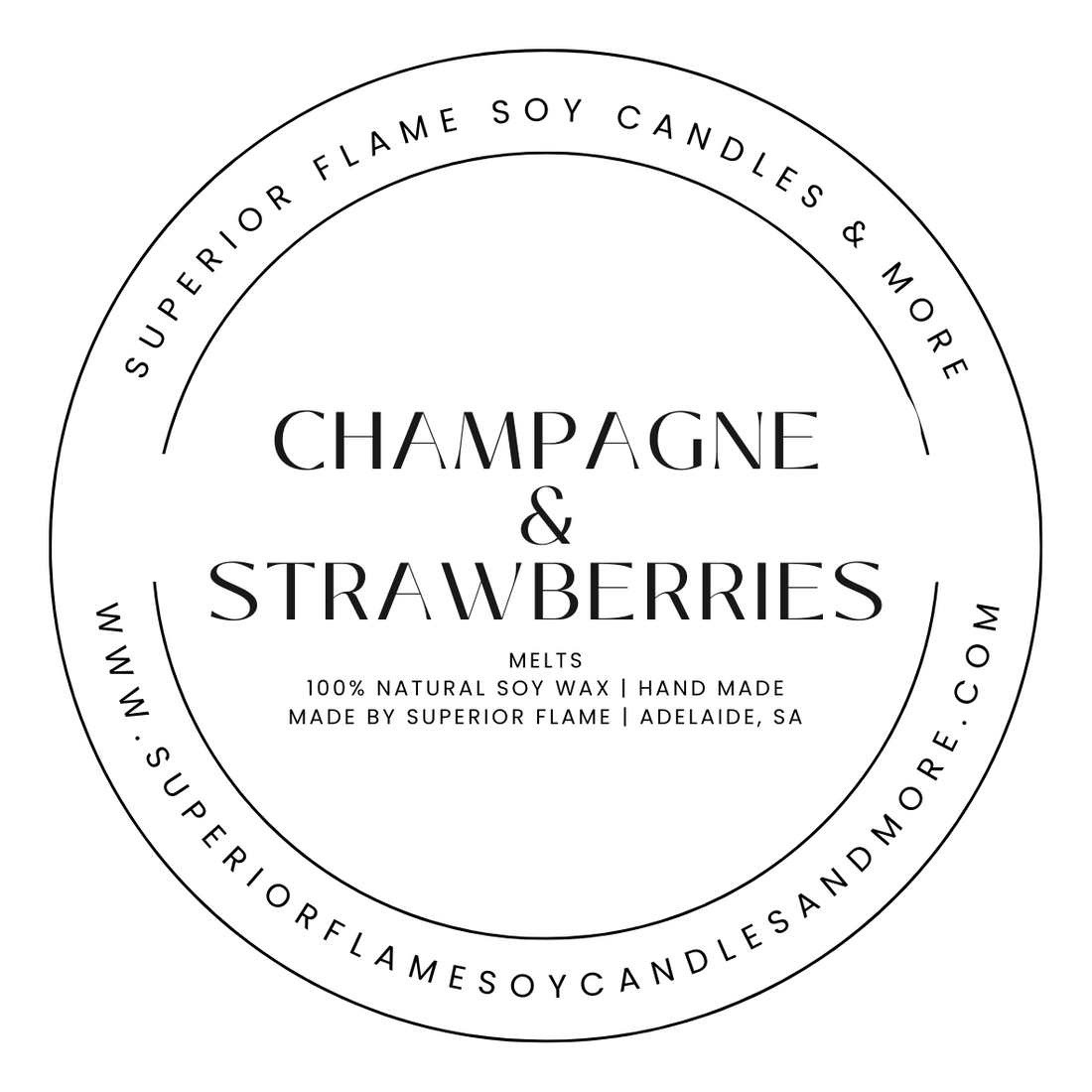 CHAMPAGNE &amp; STRAWBERRIES MELTS